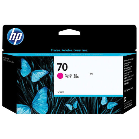 Картридж струйный HP (C9453A) DesignJet Z2100/Z5200/Z5400, №70, пурпурный, оригинальный по низкой цене оптом 