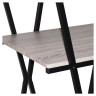 Стол на металлокаркасе BRABIX "LOFT CD-004", 1200х535х1110 мм, 3 полки, цвет дуб антик, 641219 по низкой цене оптом 