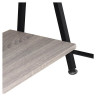 Стол на металлокаркасе BRABIX "LOFT CD-004", 1200х535х1110 мм, 3 полки, цвет дуб антик, 641219 по низкой цене оптом 