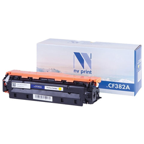Картридж лазерный NV PRINT (NV-CF382A) для HP LJ M476dn/M476dw/M476nw, желтый, ресурс 2700 страниц по низкой цене оптом 