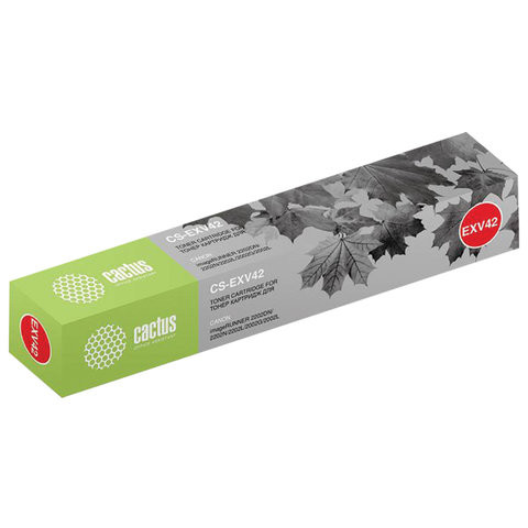 Тонер CACTUS (CS-EXV42) для Canon IR 2202/2202N/2204 MFP/2204N и другие, черный, ресурс 10200 страниц по низкой цене оптом 