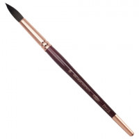 Кисть художественная KOH-I-NOOR белка, круглая, №18, короткая ручка, блистер, 9935018017BL