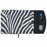 Ежедневник недатированный А5 155х213мм BRAUBERG Wild, под кожу, магнит 160л, ZEBRA, черный по низкой цене оптом 