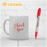 Маркер перманентный Crown "Multi Marker Super Slim" красный, пулевидный, 1мм по низкой цене оптом Краснодар, Москва, Уфа, Казань, Барнаул, Владивосток, Хабаровск, Сахалин, Красноярск, Екатеренбург, 