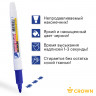 Маркер для белых досок Crown "Multi Board Slim" синий, пулевидный, 2мм по низкой цене оптом 