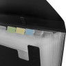 Папка-портфель пластиковая BRAUBERG А4 (332х245х35 мм), 13 отделений, фактура диагональ, черная, 221375 по низкой цене оптом 