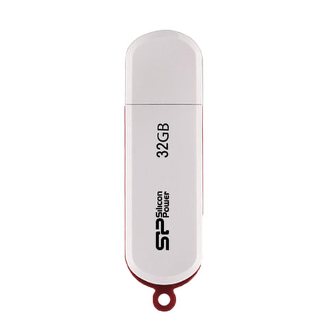 Флеш-диск 32 GB SILICON POWER LuxMini 320 USB 2.0, белый, SP32GBUF2320V1W по низкой цене оптом Краснодар, Москва, Уфа, Казань, Барнаул, Владивосток, Хабаровск, Сахалин, Красноярск, Екатеренбург, 