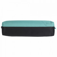 Пенал-косметичка BRAUBERG "BLACK&BRIGHT", полиэстер, черно-голубой, 21х5х5 см, 270055