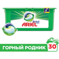 Средство для стирки в капсулах 30 шт. по 28,8 г ARIEL (Ариэль) "Горный родник"