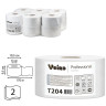 Бумага туалетная 170 м, VEIRO Professional (Система T2), КОМПЛЕКТ 12 шт., Comfort, 2-слойная, T204 по низкой цене оптом Краснодар, Москва, Уфа, Казань, Барнаул, Владивосток, Хабаровск, Сахалин, Красноярск, Екатеренбург, 