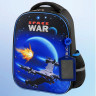 Ранец ЮНЛАНДИЯ LIGHT, 2 отделения, "Space war", 38х29х16 см, 270607 по низкой цене оптом 