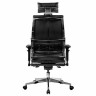 Кресло МЕТТА "YOGA" Y 2DM B2-10D, 2D-спинка, 3D-подголовник, 4D-подлокотники, экокожа, черное по низкой цене оптом 