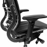 Кресло МЕТТА "YOGA" Y 2DM B2-10D, 2D-спинка, 3D-подголовник, 4D-подлокотники, экокожа, черное по низкой цене оптом 