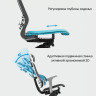 Кресло МЕТТА "YOGA" Y 2DM B2-10D, 2D-спинка, 3D-подголовник, 4D-подлокотники, экокожа, черное по низкой цене оптом 