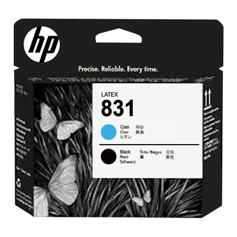 Головка печатающая для плоттера HP (CZ677A) HP Latex 310/330/360/370, №831, черный и голубой, оригинальная по низкой цене оптом 