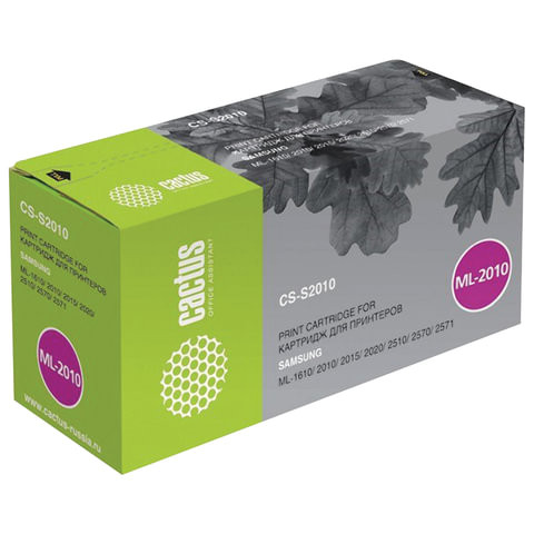 Картридж лазерный CACTUS (CS-S2010) для SAMSUNG ML-1610/2010/2015/2020/2510/2570, ресурс 3000 стр. по низкой цене оптом 