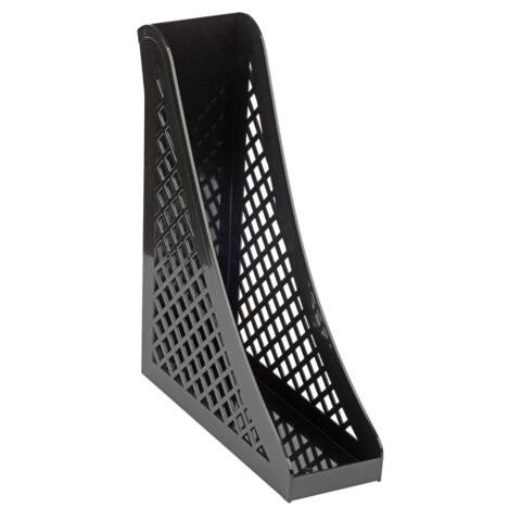 Лоток вертикальный для бумаг BRAUBERG ECO, 240х80х290 мм, сетчатый, черный, 239014 по низкой цене оптом Лоток вертикальный для бумаг BRAUBERG ECO, 240х80х290 мм, сетчатый, черный, 239014 по низкой цене оптом