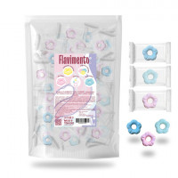 Конфеты мятные таблетированные FLAVIMENTO Ассорти (манго, арбуз, лимон, персик), 500 г, УТ-00002797