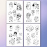 Стикербук РАСКРАСЬ И НАКЛЕЙ А5 16 листов 120 стикеров, на гребне, BRAUBERG, Зверушки, 666049 - Детям и родителям | СнабС