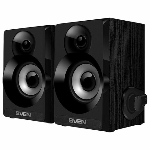 Колонки компьютерные SVEN SPS-517, 2.0, 6 Вт, питание USB, черный, SV-016180 по низкой цене оптом Краснодар, Москва, Уфа, Казань, Барнаул, Владивосток, Хабаровск, Сахалин, Красноярск, Екатеренбург, 