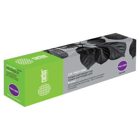 Картридж лазерный CACTUS (CS-TN213BK) для Brother HL 3230/DCP3550/MFC3770, черный, ресурс 1400 страниц по низкой цене оптом 