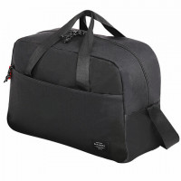 Сумка спортивная BRAUBERG MOVE с карманом, черная, 45x30x20 см, 271689