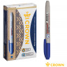 Маркер перманентный Crown "Multi Marker Super Slim" синий, пулевидный, 1мм по низкой цене оптом Краснодар, Москва, Уфа, Казань, Барнаул, Владивосток, Хабаровск, Сахалин, Красноярск, Екатеренбург, 