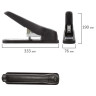 Степлер МОЩНЫЙ №24/6-23/13 BRAUBERG "Heavy duty MX", до 80 листов, черный, 222563 по низкой цене оптом 