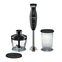 Блендер погружной BOSCH MSM2620B, 600 Вт, 1 скорость, измельчитель 0,7 л, черный