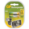 Батарейки аккумуляторные GP, AAA, Ni-Mh, 1000 mAh, КОМПЛЕКТ 2 шт., блистер, 100AAAHC-2DECRC2, 100AAAHC2DECRC2 по низкой цене оптом 