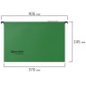 Подвесные папки А4/Foolscap (406х245 мм), до 80 листов, КОМПЛЕКТ 10 шт., зеленые, картон, BRAUBERG (Италия), 231795 по низкой цене оптом 