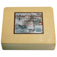 Пластилин скульптурный ГАММА "Студия", телесный, 0,5 кг, мягкий, 2.80.Е050.002