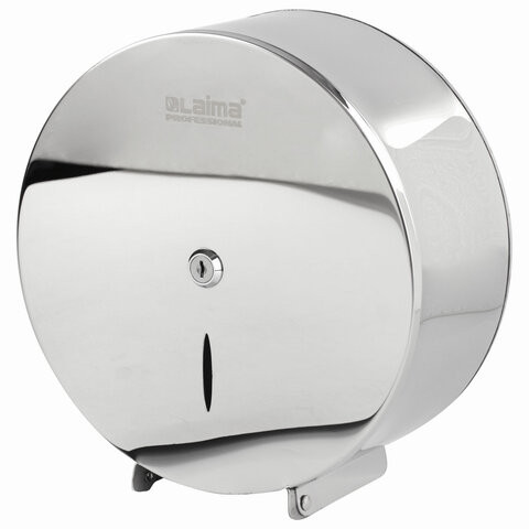 Диспенсер для туалетной бумаги LAIMA PROFESSIONAL INOX, (Система T2) малый, нержавеющая сталь, зеркальный, 605699 по низкой цене оптом Краснодар, Москва, Уфа, Казань, Барнаул, Владивосток, Хабаровск, Сахалин, Красноярск, Екатеренбург, 