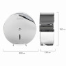 Диспенсер для туалетной бумаги LAIMA PROFESSIONAL INOX, (Система T2) малый, нержавеющая сталь, зеркальный, 605699 по низкой цене оптом Краснодар, Москва, Уфа, Казань, Барнаул, Владивосток, Хабаровск, Сахалин, Красноярск, Екатеренбург, 