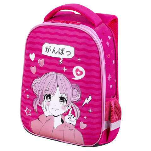 Ранец BRAUBERG KIDS START, 1 отделение, 2 кармана, "Anime style", 35х26х13 см, 272094 по низкой цене оптом 