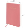 Ежедневник датированный 2026 А5 138x213мм BRAUBERG Pastel, под кожу гибкий, розовый, 117463 по низкой цене оптом Ежедневник датированный 2026 А5 138x213мм BRAUBERG Pastel, под кожу гибкий, розовый, 117463 по низкой цене оптом