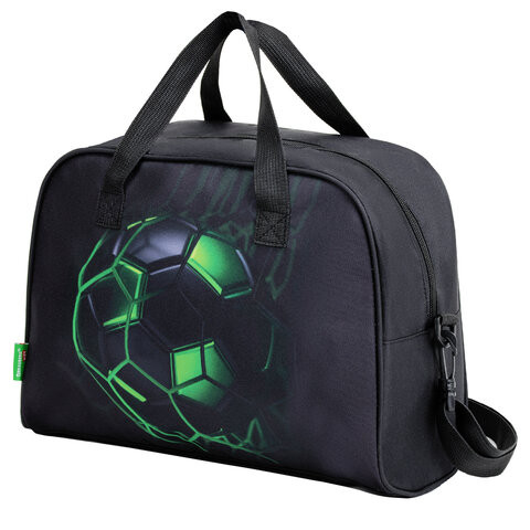 Сумка для внешкольных занятий BRAUBERG KIDS, 35x25x15 см, Green ball, 272377 по низкой цене оптом 