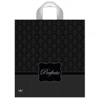 Пакет с петлевой ручкой ПВД, 40х37см, "Перфекто Сильвер", 95мкм, ШК0457, н00093901