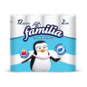 Бумага туалетная быт., спайка 12 шт., 2-слойная (12х15 м), FAMILIA CLASSIC, белая, ш/, 5070655 по низкой цене оптом 