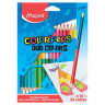 Карандаши двусторонние MAPED (Франция) "Color'Peps Duo", 18 штук, 36 цветов, трехгранные, 829601 по низкой цене оптом 