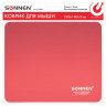 Коврик для мыши SONNEN "RED", резина + ткань, 220х180х3 мм, 513306 по низкой цене оптом Краснодар, Москва, Уфа, Казань, Барнаул, Владивосток, Хабаровск, Сахалин, Красноярск, Екатеренбург, 
