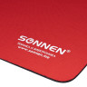 Коврик для мыши SONNEN "RED", резина + ткань, 220х180х3 мм, 513306 по низкой цене оптом Краснодар, Москва, Уфа, Казань, Барнаул, Владивосток, Хабаровск, Сахалин, Красноярск, Екатеренбург, 