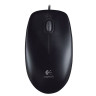 Мышь проводная LOGITECH B100, USB, 2 кнопки + 1 колесо-кнопка, оптическая, черная, 910-003357 по низкой цене оптом Краснодар, Москва, Уфа, Казань, Барнаул, Владивосток, Хабаровск, Сахалин, Красноярск, Екатеренбург, 