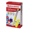 Текстовыделитель BRAUBERG "Fluo Color", ЖЕЛТЫЙ, ЖИДКИЕ ЧЕРНИЛА, круглый корпус, линия 1-3 мм, 151201 по низкой цене оптом Краснодар, Москва, Уфа, Казань, Барнаул, Владивосток, Хабаровск, Сахалин, Красноярск, Екатеренбург, 
