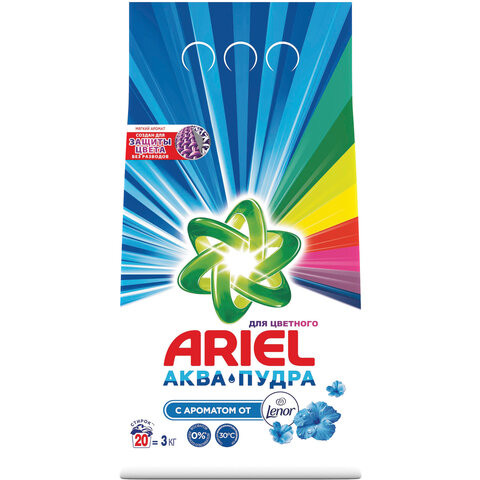 Стиральный порошок-автомат 3 кг, ARIEL (Ариэль) "Ленор Эффект" по низкой цене оптом 