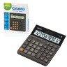 Калькулятор настольный CASIO DH-12-BK-S, КОМПАКТНЫЙ (159х151 мм), 12 разрядов, двойное питание, черный/серый, DH-12-BK-S-EP по низкой цене оптом 
