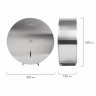 Диспенсер для туалетной бумаги LAIMA PROFESSIONAL INOX, (Система T1) БОЛЬШОЙ, нержавеющая сталь, матовый, 605700 по низкой цене оптом Краснодар, Москва, Уфа, Казань, Барнаул, Владивосток, Хабаровск, Сахалин, Красноярск, Екатеренбург, 