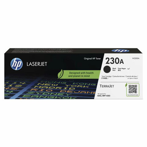 Картридж лазерный HP (W2300A) для Color LaserJet Pro 4303/4203, черный, ресурс 2000стр, оригинальный по низкой цене оптом 