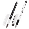 Ручка шариковая масляная с грипом BRAUBERG BLACK&WHITE "Melody", СИНЯЯ, узел 0,7 мм, линия письма 0,35 мм, 142658 по низкой цене оптом 