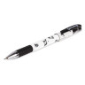 Ручка шариковая масляная с грипом BRAUBERG BLACK&WHITE "Melody", СИНЯЯ, узел 0,7 мм, линия письма 0,35 мм, 142658 по низкой цене оптом 